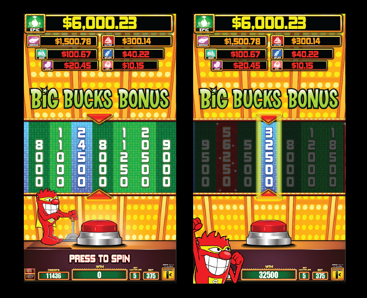 Press Your Luck™ Series Whammy Bucks & Whammy Wilds - Everi