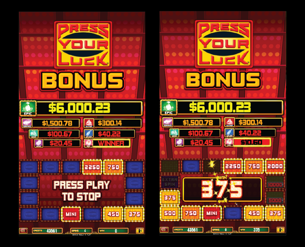 Press Your Luck™ Series Whammy Bucks & Whammy Wilds Everi